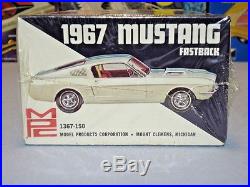 Mpc 1967 Ford Mustang Fastback 1/25 #1367-150 Amt 67 Annual Mint F/s Model Kit