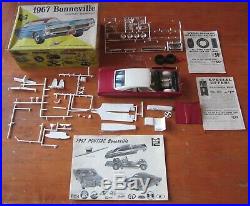 MPC 1967 Pontiac Bonneville Hardtop HT 3-in1 Annual Kit # 967 Built in Box 67