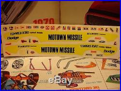 Mpc 1972 Dodge Challenger Motown Missle #1-7214-225 72 1/25 Amt Mint Unbuilt Kit