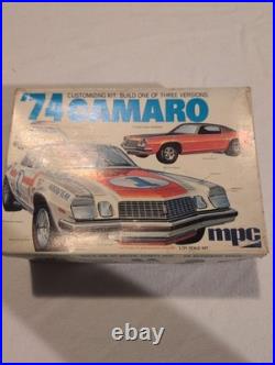 MPC 1974 CHEVROLET CAMARO ANNUAL 3in1 #1-7419-25 AMT RARE UNBUILT MODEL KIT