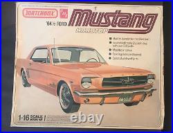 Matchbox AMT'64 1/2 Ford Mustang Hardtop, 116, complete set in box