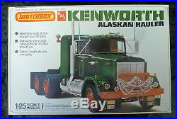 Matchbox AMT Kenworth Alaskan Hauler Model Truck Kit 1/25 Scale MINT