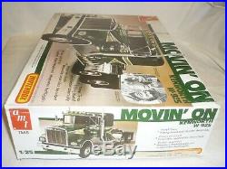 Matchbox Amt un built plastic kit of a Kenworth W 925 MOVIN-ON Boxed