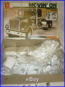 Matchbox Amt un built plastic kit of a Kenworth W 925 MOVIN-ON Boxed
