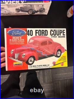 Model Car Lot, AMT, Revell, lindberg, 7 cars