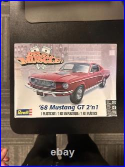 Model Car Lot, AMT, Revell, lindberg, 7 cars