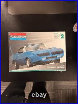 Model Car Lot, AMT, Revell, lindberg, 7 cars