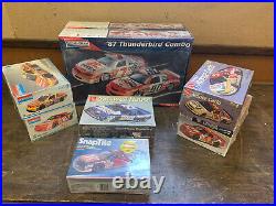 Model Car Lot of 8 Unbuilt /Sealed Nascar Kits Tide Dinner Bell Revell AMT