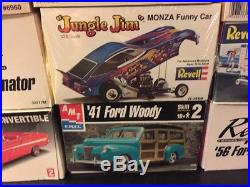 Model Cars Model Kits Unbuilt Revell Monogram Amt Lindberg Not Junk Yard Lot