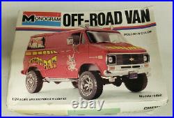 Monogram Chevy Off-Road Van The Desert Rat 1/24 Kit OPENED #2224