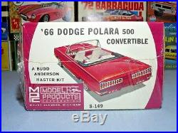 Mpc 1966 Dodge Polara 500 Convertible #8-149 1/25 66 Amt Factory Sealed Kit