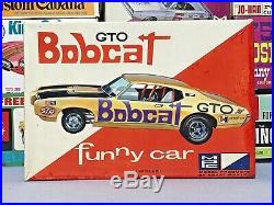 Mpc 1968 Pontiac Gto Bobcat Funny Car#708-200 Amt 1/25 Rare Complete Model Kit