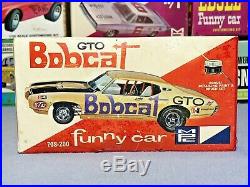 Mpc 1968 Pontiac Gto Bobcat Funny Car#708-200 Amt 1/25 Rare Complete Model Kit