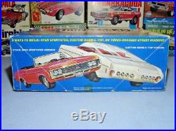 Mpc 1969 Chevrolet Impala Ss427 Convertible #469-200 69 1/25 Amt Rare Model Kit