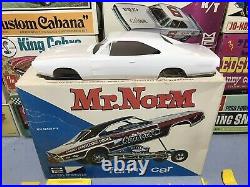 Mpc 1969 Dodge Charger Mr. Norm Funny Car #714-200 1/25 Amt Complete Model Kit