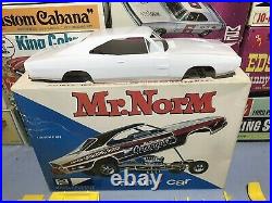 Mpc 1969 Dodge Charger Mr. Norm Funny Car #714-200 1/25 Amt Complete Model Kit