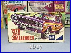 Mpc 1970 Dodge Challenger R/t Kit #1470-200 Amt 1/25 Vintage Complete Model Kit