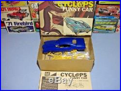 Mpc 1970 Mercury Cyclone Boss 429 Cyclops Funny Car #739-225 1/25 Amt Model Kit