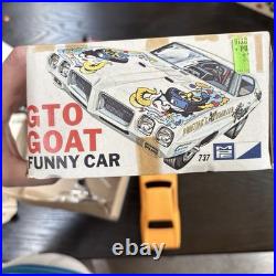 Mpc 1970 Pontiac Gto Goat Funny Car Kit#737 Amt 1/25