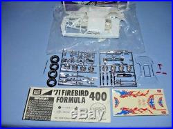 Mpc 1971 Pontiac Firebird Formula 400 Annual Kit#1-7115-200 1/25 Amt 71 Mint S/i