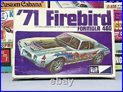 Mpc 1971 Pontiac Firebird Formula 400 Kit 1-7115-200 Amt 1/25 Complete S/i Kit