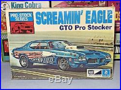 Mpc 1971 Pontiac Gto Screamin Eagle #1-1753-225 Amt 1/25 Rare Used Builder Kit