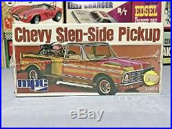 Mpc 1972 Chevrolet Step Side Pickup Kit#1-0411 Amt 1/25 Vintage F/s Model Kit