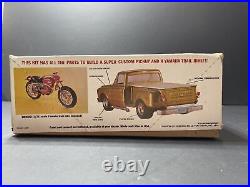 Mpc 1972 Chevrolet Step Side Pickup Kit#1-0411 Amt 1/25 Vintage G. 31