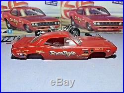 Mpc 1972 Plymouth Barracuda Dunn & Reath F/c #1-0754-250 Amt 1/25 Builder Kit