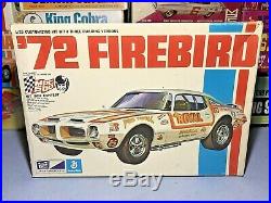 Mpc 1972 Pontiac Firebird Formula 400 Kit#7215-225 Amt 1/25 Complete Model Kit