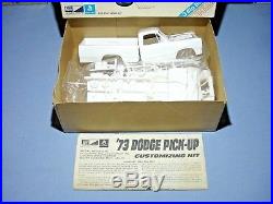 Mpc 1973 Dodge Pickup Vintage Kit#1-7309 1/25 Amt Original 73 Mint Sealed Inside
