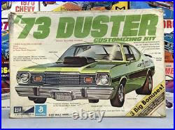 Mpc 1973 Plymouth Duster Annual Kit #1-7326-225 1/25 Amt Unbuilt Nos Model Kit
