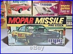 Mpc 1974 Plymouth Duster Mopar Missle Pro-stock #1-1759 1/25 Amt F/sealed Kit