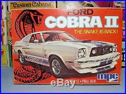 Mpc 1976 Ford Mustang Cobra II Annual 1-0773 Amt 76 1/25 Mint Unbuilt Model Kit