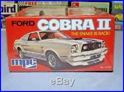 Mpc 1976 Ford Mustang Cobra II Annual 1-0773 Amt 76 1/25 Nice Factory Sealed Kit