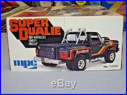 Mpc 1978 Chevy Super Dualie 6-wheeled Pickup Truck #1-0424 Amt Sealed Inside