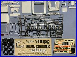 Mpc Annual 1974 Dodge Charger #1-7407-250 Amt Rare Nos Unbuilt Plastic Model Kit