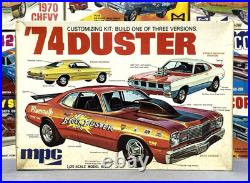 Mpc Annual 1974 Plymouth Duster Kit#1-7426 Amt Rare Nos S/i Complete Model Kit