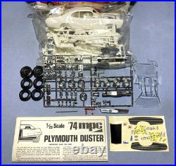 Mpc Annual 1974 Plymouth Duster Kit#1-7426 Amt Rare Nos S/i Complete Model Kit