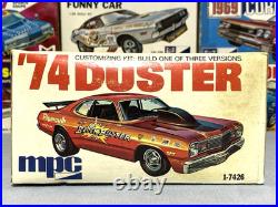 Mpc Annual 1974 Plymouth Duster Kit#1-7426 Amt Rare Nos S/i Complete Model Kit