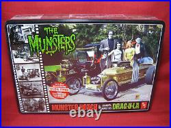 Munsters Koach + Drag-u-la Special Edition Tin Box AMT Model Kit George Barris