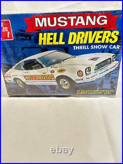 Mustang Hell Drivers Show Car Vintage Model Kit By AMT 1/25th Scale