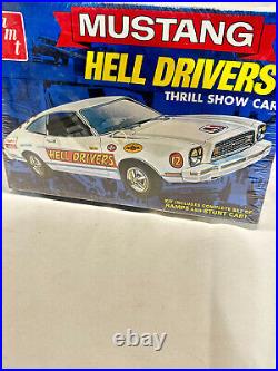 Mustang Hell Drivers Show Car Vintage Model Kit By AMT 1/25th Scale