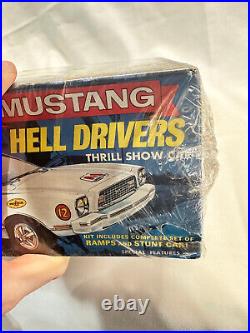 Mustang Hell Drivers Show Car Vintage Model Kit By AMT 1/25th Scale