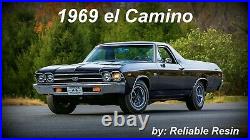 NEW 1969 el Camino pkg. #4 (Holy Grail) 1/25 AMT by Reliable Resin