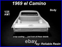 NEW 1969 el Camino pkg. #4 (Holy Grail) 1/25 AMT by Reliable Resin