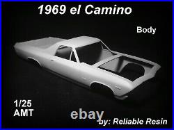 NEW 1969 el Camino pkg. #4 (Holy Grail) 1/25 AMT by Reliable Resin