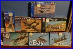 NEW, 7 Vintage Military Model Kits, Italeri, Modelcraft, Revell, AMT & Glencoe