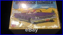 NEW SEALED Vintage 1/25 AMT 1960'S BOONDOCK BOMBER 59 Buick Car Kit T142 150