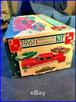 NIB Rare 1961 Vintage SMP AMT Corvair Monza Coupe 3-in-1 Model Kit Only One
